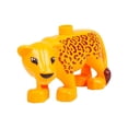 thumbnail image 1 of Bloques de construcción granulares grandes, animales, tigre, panda, león, mono, escena de combinación gratuita, accesorios de plástico, 1 of 6