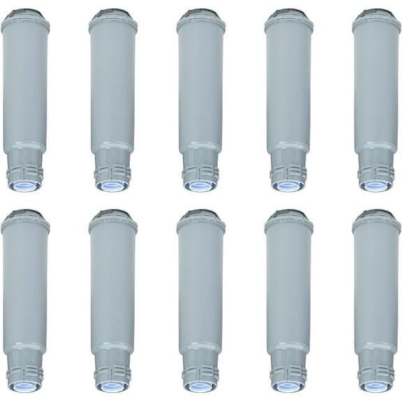 Nispira Water Filter Cartridge Replacement for KRUPS Coffee Maker Part F088. Fits Precise Tamp Espresso & Fully Automatic Machines Model XP5220, XP5240, XP5280, XP5620, EA82, EA9000, 10 Filters