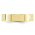 thumbnail image 3 of Auriga Fine Jewelry 10K Yellow Gold 5mm Lightweight Flat Wedding Band for Women Size- 11, 3 of 6