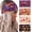 Turkey D, variant on Wide Headbands Knotted Turban Fall Headband Elastic Nonslip Christmas Hairbands Workout Wraps Yoga Running Hair Scarfs Holiday Festivel Hair Accessories for Women 4 count (Turkey D)