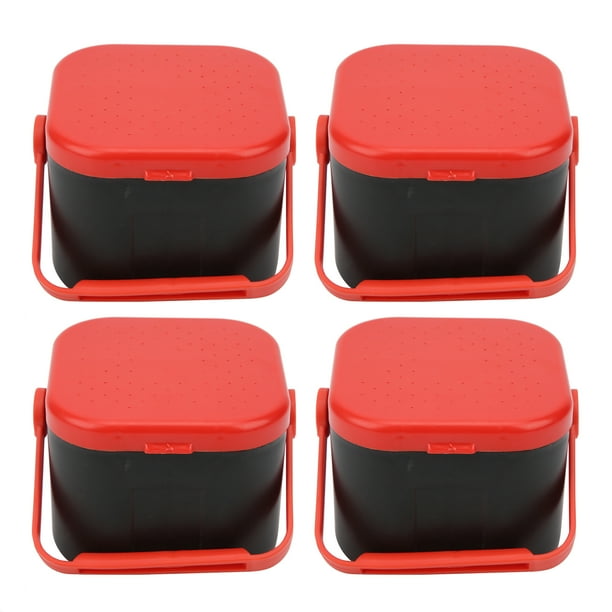Fishing Tackle Box,4pcs Portable Plastic Fishing Fishing Lure