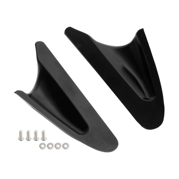 Black mirror delete blanking block off plates for Ducati Panigale 1199 899 12-15