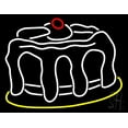 thumbnail image 1 of White Cake With Cherry LED Neon Sign 15" Tall x 19" Wide - inches, Black Square Cut Acrylic Backing, with Dimmer - Premium built indoor Sign for Wedding Décor., 1 of 7