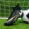 thumbnail image 4 of Botas de fútbol profesionales AG para hombre, zapatillas deportivas ultraligeras antideslizantes para entrenamiento al aire libre, de alta calidad, 4 of 5