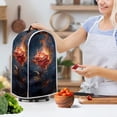 thumbnail image 3 of HELLHERO Burning Rose 1Set Blender Covers Polyester Dustproof for Household Users, 3 of 6