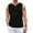Black, variant on HAOMEILI Men's Cotton Linen Tank Top Shirts Casual Sleeveless Lace Up Beach Hippie Tops Bohemian Renaissance Pirate Tunic