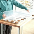 thumbnail image 2 of TrueCraftware- Set of 2 Polypropylene Full Size Sheet Pan Cover Clear Color- Sheet Pan Cover for Baking Tray Baking Pans for Cookies and Cakes Perfect for Home Bakery and Restaurants, 2 of 6