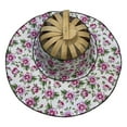 thumbnail image 1 of Bamboo Sun Hat - Lightweight & Breathable, Foldable Design for Summer Travel, 1 of 9