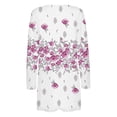 thumbnail image 5 of LOVZFMLL Cardigan pour Femmes Mode Décontractée avec Poches Manches Longues Imprimé Floral, 5 of 5