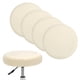 thumbnail image 1 of Uxcell 4-Pack Fundas Redondas para Taburetes de Bar, para Cojín de Taburete de Terciopelo Lavable de 12-14 Pulgadas con Bandas Elásticas [Beige], 1 of 7