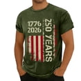 thumbnail image 3 of MEICHEN 250th Anniversary American Round Neck Pullover Women's T Shirt Shirt Short Sleeved T Shirt American Round Neck T Shirt, 3 of 6