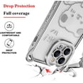 thumbnail image 2 of Compatible with iPhone 13 Pro Max Plating Bear Case for Women Girls,Cute Sparkle Transparent Soft TPU Stylish Bear Pattern Shockproof Slim Luxury Clear Case Cover for iPhone 13 Pro Max-Sliver, 2 of 13