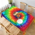 thumbnail image 6 of Tie Dye Tablecloth Rectangle Table Cloth Washable Table Cover for Decoration Kitchen Dining Room 60x84 Inch, 6 of 6