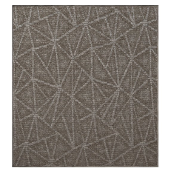 Furnish My Place Indoor Floor Rug - 11 ft. x 11 ft., Square, Neutral, Geometrical Print, Customized Area Rug for Bedrooms, Hallways, Living Rooms