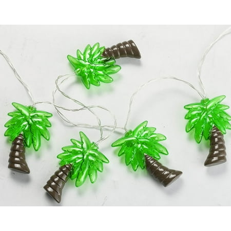 Ten Great String - Battery-Operated Palm Tree String Light (10 LED light, Runs on 2 AA batteries).;Total Length: 68