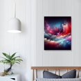 thumbnail image 4 of Nawypu Green Blue Aurora Wall Art Northern Light Canvas Prints on Picture Aurora Borealis Nature Starry Scenery Landscape Painting Modern Wall Decor for Home Bathroom Bedroom,Artwork,Print, 4 of 5