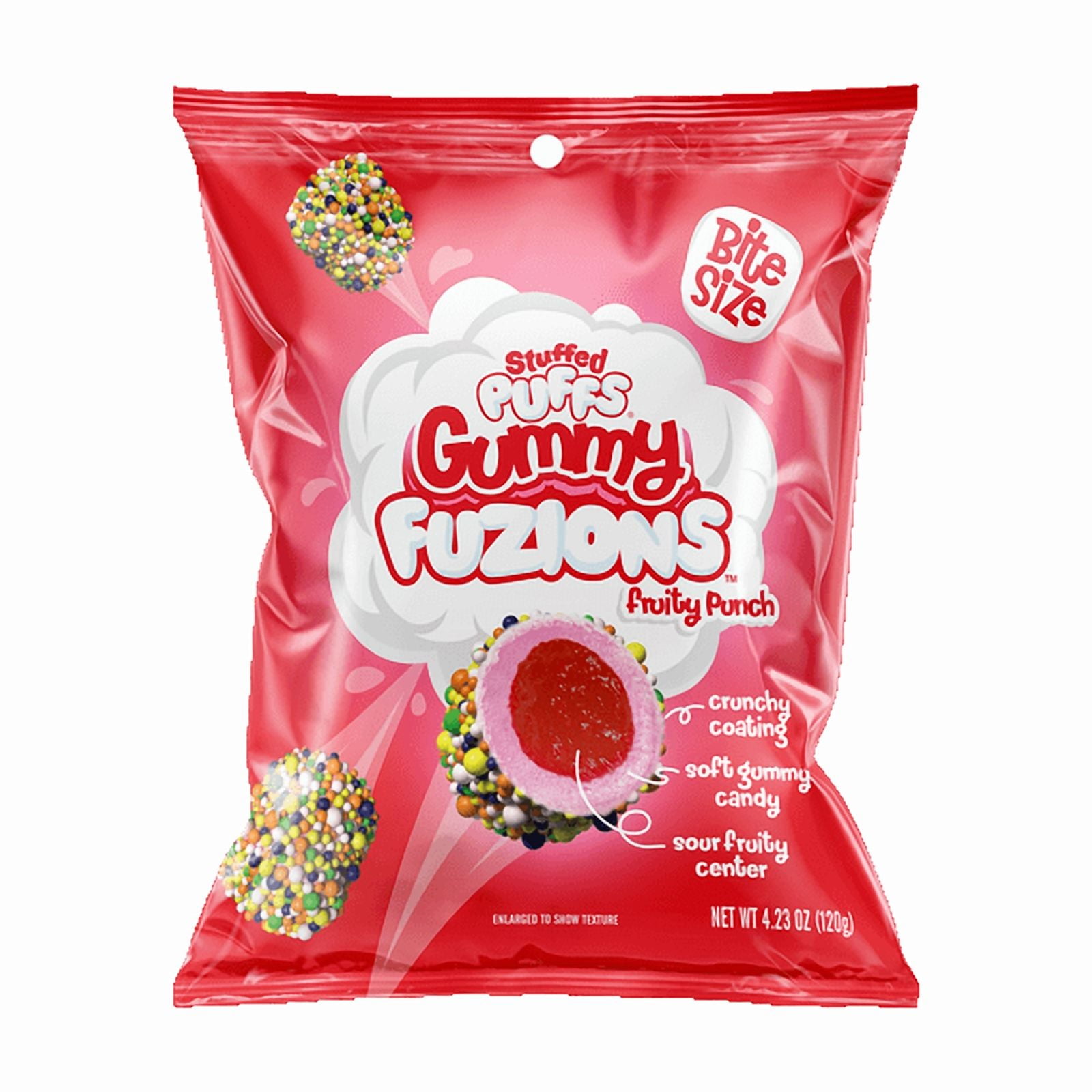 Stuffed Puffs Fruity Punch Gummy Fuzions