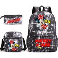 thumbnail image 1 of Mochila de Mickey Mouse de Disney, conjunto de tres piezas, mochila escolar impermeable, bolsa de cuidado portátil de gran capacidad zhangyuxiang unisex, 1 of 2