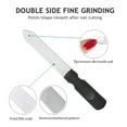 thumbnail image 3 of Stainless Steel Nail Files Double Sided for Women and Men, Heavy Duty Reusable Manicure Filer for Natural Nails, Great for Home Salon or Travel Use, 3 of 5