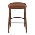 thumbnail image 3 of NPD Furniture Rylee KD Faux Leather Backless Counter Stool (Set of 2), 3 of 15