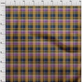 thumbnail image 4 of oneOone Cotton Jersey & Blue Fabric Madras Check Dress Material Fabric Print Fabric By The Yard 58 Inches Wide, 4 of 4