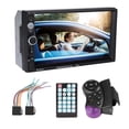 thumbnail image 1 of Écran Tactile 7 Pouces Double Din Voiture BT Lecteur MP5 Stéréo Radio FM Support Image Inversée, 1 of 9