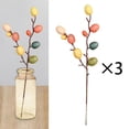 thumbnail image 3 of Huevo de Pascua árbol Decoración del hogar pintura huevos B Sharpla Rama de árbol de huevo, 3 of 8