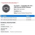 thumbnail image 2 of Fan Clutch 1 - Compatible with 1997 - 2008 Chevy W4500 Tiltmaster 1998 1999 2000 2001 2002 2003 2004 2005 2006 2007, 2 of 2