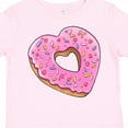 thumbnail image 4 of Inktastic Heart Shaped Donut with Pink Icing and Sprinkles Boys or Girls Toddler T-Shirt, 4 of 5