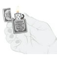 thumbnail image 5 of Zippo Serenity Prayer Pocket Lighter, Street Chrome, 5 of 6