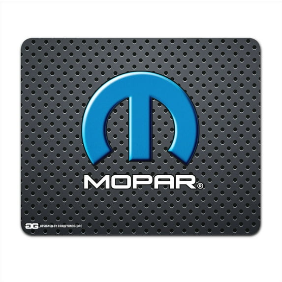 Mopar Logo on Perforated Metal Look Mouse Pad