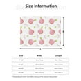 thumbnail image 2 of Throw Blanket for Couch, Onion Pattern cartoon Super Soft Fuzzy Comfy Warm Throw Blanket, Cuteness Lightweight Cozy Plush Flannel Blanket & Throws for Sofa and Bed All Season, 2 of 5