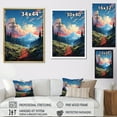 thumbnail image 4 of Designart "Power Lines Power euphony I" Cityscapes Canvas Wall Art, 4 of 5