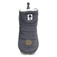 thumbnail image 1 of Ropa para Perros/Gato Angelof Abrigo con Capucha cálido de Invierno para Sudaderas con Capucha Choit Chaqueta Accesorios para Perros Abrigos (M, Gris), 1 of 5