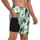 thumbnail image 2 of Fotbe Cartoon Turtle Traje de Baño para Hombre – Shorts de Natación de Secado Rápido con Forro y Bolsillos-Large, 2 of 6