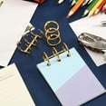 thumbnail image 2 of 6pcs Practical Binding Rings Loose Leaf Binding Ring DIY Notebook Coils, 2 of 8