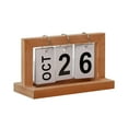 thumbnail image 2 of Calendar Block - Wooden Perpetual Desk Calendar - Home and Office Decor,Creative Nordic Wooden Page-turning Calendar Ornament Study Desk Decoration, 2 of 7