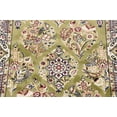 thumbnail image 5 of Rugs.com Rabia Collection Rug – 3' x 13' Runner Green Low Rug Perfect For Hallways, Entryways, 5 of 8