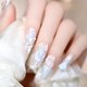 thumbnail image 4 of Pegatinas de uñas Lukmexor Christmas 5D con estampado de aurora azul, 4 of 7