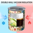 thumbnail image 2 of 12oz Coffee Tumblers Cartoon Construction Vehicles Mixers Stainless Steel Vacuum Insulated Travel Tumbler Coffee Cups Mug with Lid and Straw with Cleaning Brush for Cold & Hot Drinks, 2 of 5