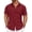 Burgundy, variant on COOFANDY Short Sleeve Button Down Men Casual Linen Shirts for Men Summer Shirt Cruise Outfit
