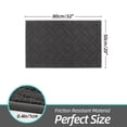 thumbnail image 3 of Floor Hug Doormat Indoor 20"x32", Front Door Mat Non-Slip for Entrance, Absorbent Resist Dirt Door Rug for Inside, Low-Profile Welcome Mat, Entryway Rug Floor Mats Machine Washable, Charcoal, 3 of 8