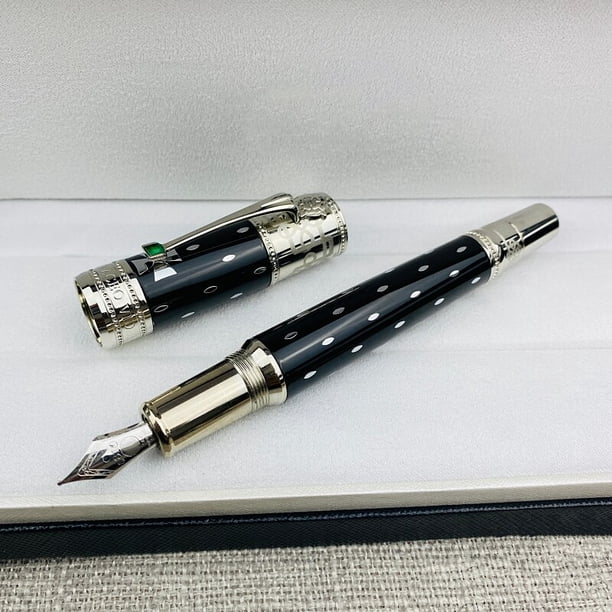 Bolígrafo de edición limitada para oficina, pluma estilográfica de lujo con número de serie y tapa de diamante