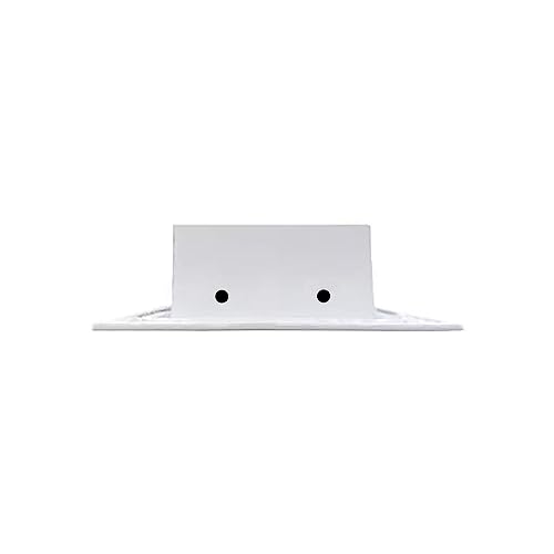16x4 Modern AC Vent Cover - Decorative White Air Vent - Standard Linear Slot Diffuser - Register Grille for Ceiling, Walls & Floors - Texas Buildmart