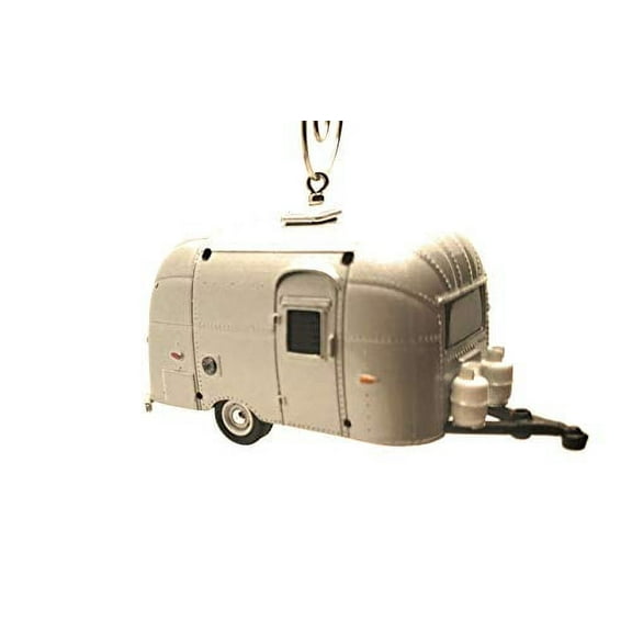 1961 Airstream Bambi Trailer Christmas Ornament 1:64 Gray