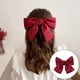 thumbnail image 2 of Pasador grande con lazo para el pelo Lazos para el pelo de niña para mujer Pasadores con lazo para mujer Accesorios para el pelo de niña Pasadores con lazo rojo y negro para el pelo, 2 of 2