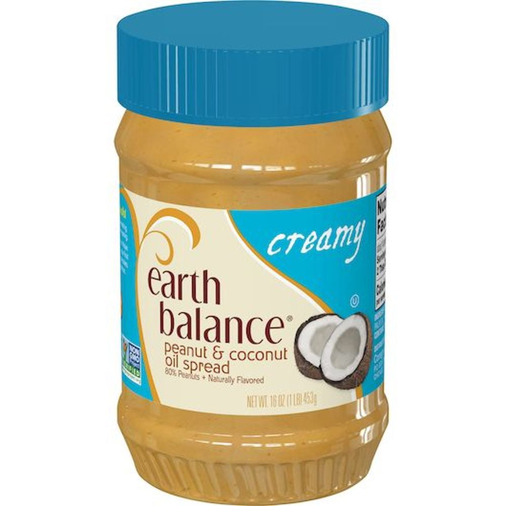 Earth Balance Creamy Coconut and Peanut Spread, 16 Ounce -- 12 per Case.