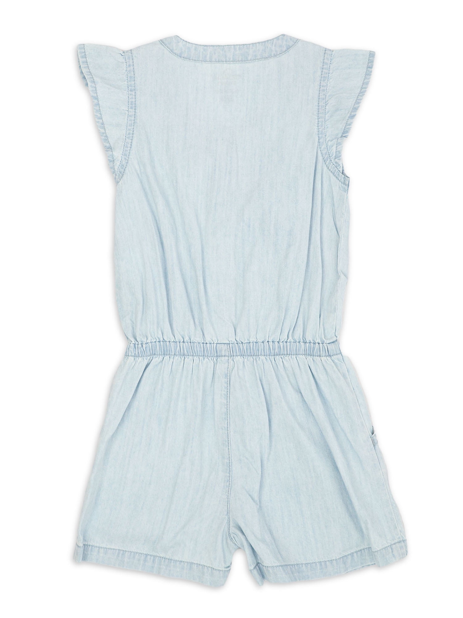 Jordache Baby and Toddler Girl Denim Romper, 12 Months-5T