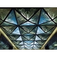 thumbnail image 2 of Merrill Images 24x19 Black Ornate Wood Framed with Double Matting Museum Art Print Titled - Cuba-Havana-Havana Vieja-UNESCO World Heritage Site-ornate ceiling in colonial mansion, 2 of 4