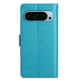 thumbnail image 3 of Allytechgroup Wallet Phone Case for Google Pixel 9 Pro XL with Credit Card Slot, PU Leather Flip Case with Lanyard Kickstand for Women Girls Shockproof Back Cover for Google Pixel 9 Pro XL, Blue, 3 of 8